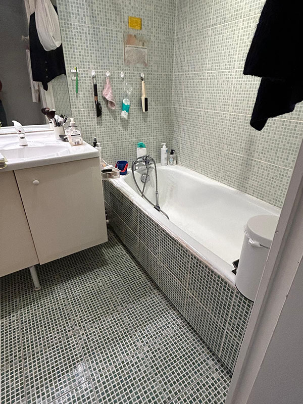 Baignoire Evelyne Avant travaux Baignoire Evelyne Avant travaux
