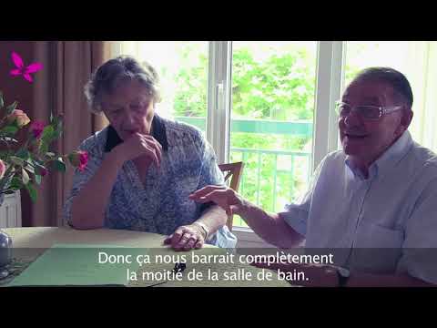 Avis témoignage Vidéo de Claude et Christiane sur leur douche Seniors (92)